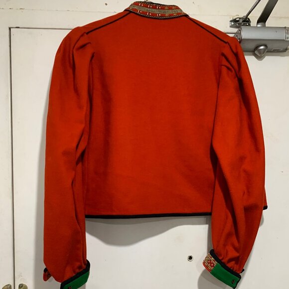 VINTAGE THEKLA JULINS EFTF OPEN FRONT EMBROIDERED WOOL JACKETS SIZE S - Picture 4 of 11